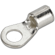 4 AWG Heavy-Duty Non-Insulated (5/16" - 3/8") Ring Terminal - 25 Pack