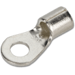 4 AWG Heavy-Duty Non-Insulated (1/4" - 5/16") Ring Terminal - 25 Pack