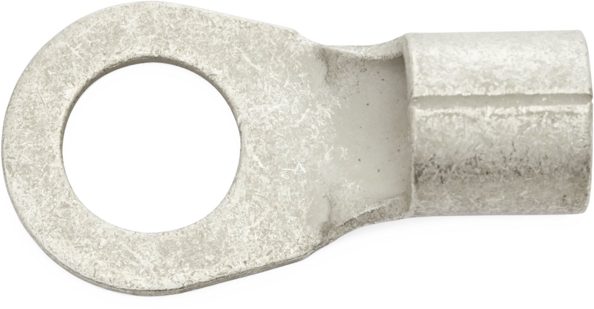 2 AWG Heavy-Duty Non-Insulated (#7/16 - 1/2") Ring Terminal - 10 Pack