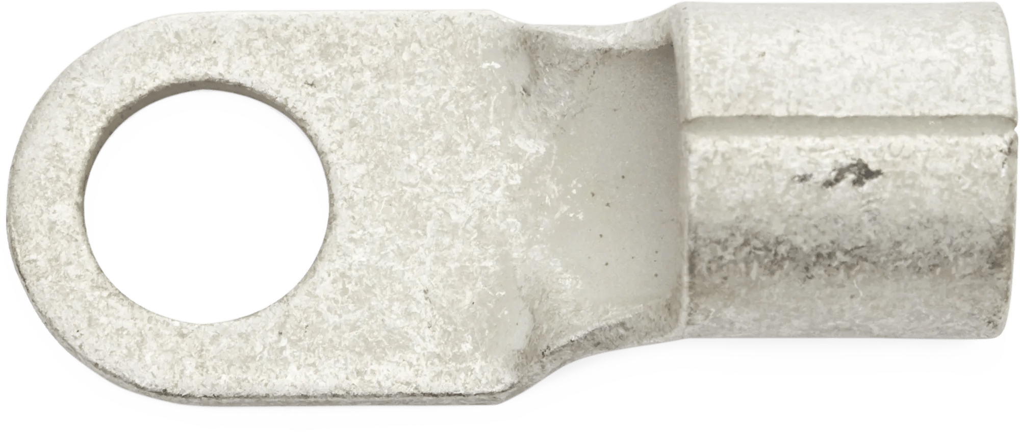 2 AWG Heavy-Duty Non-Insulated (5/16" - 3/8") Ring Terminal - 10 Pack