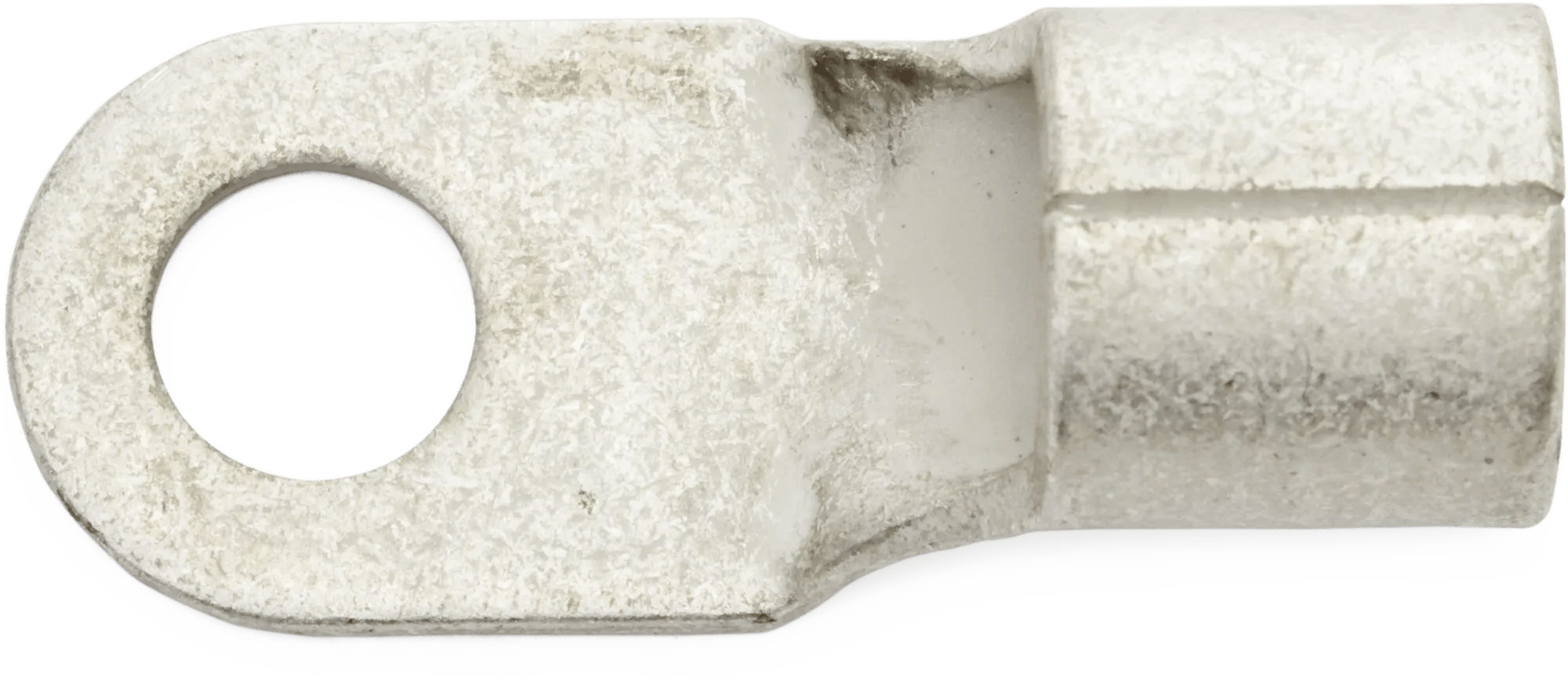 2 AWG Heavy-Duty Non-Insulated (1/4" - 5/16") Ring Terminal - 10 Pack
