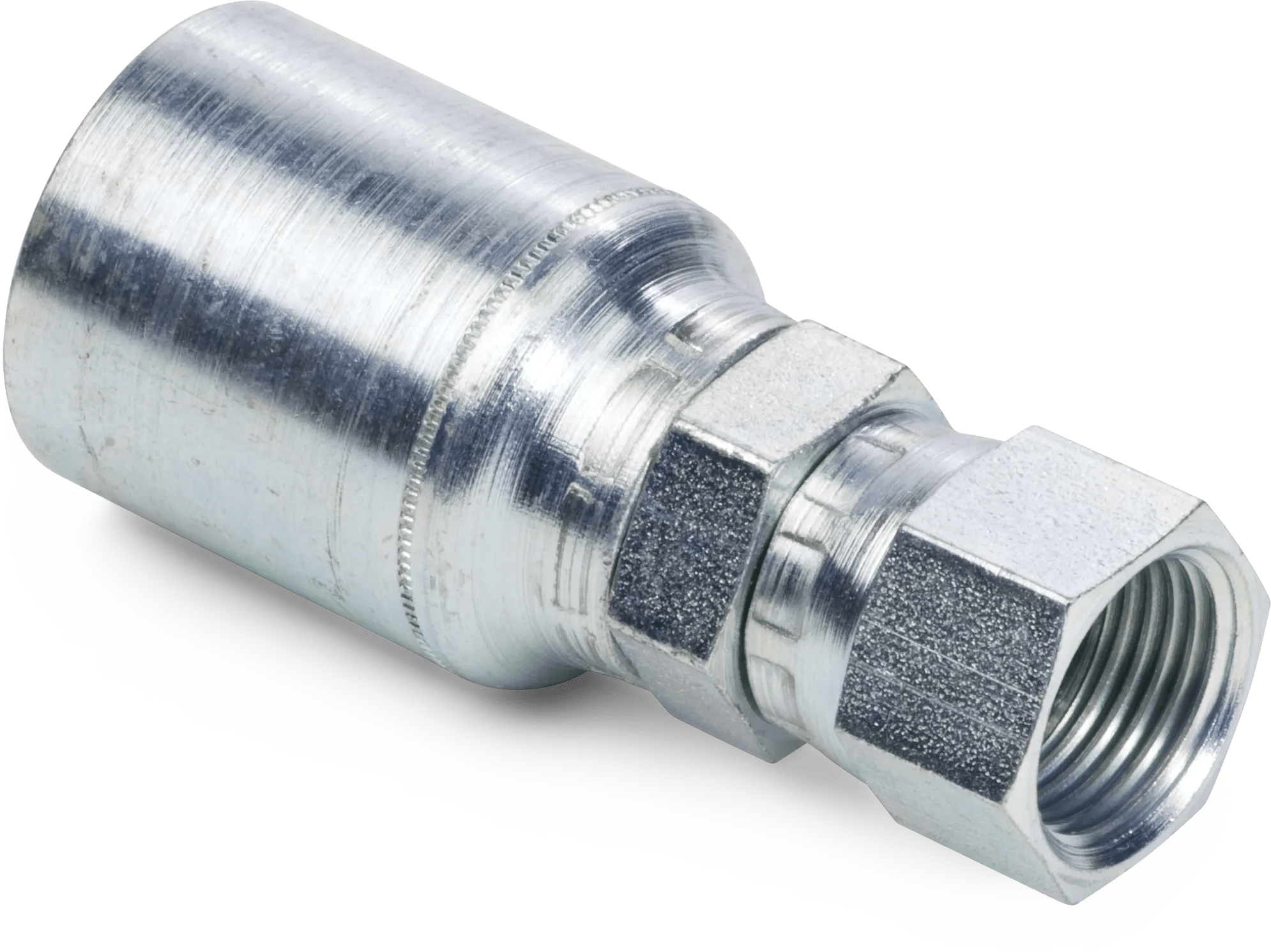 3/8" x 3/8" Female SAE JIC 37° Swivel Hose End - GT Series