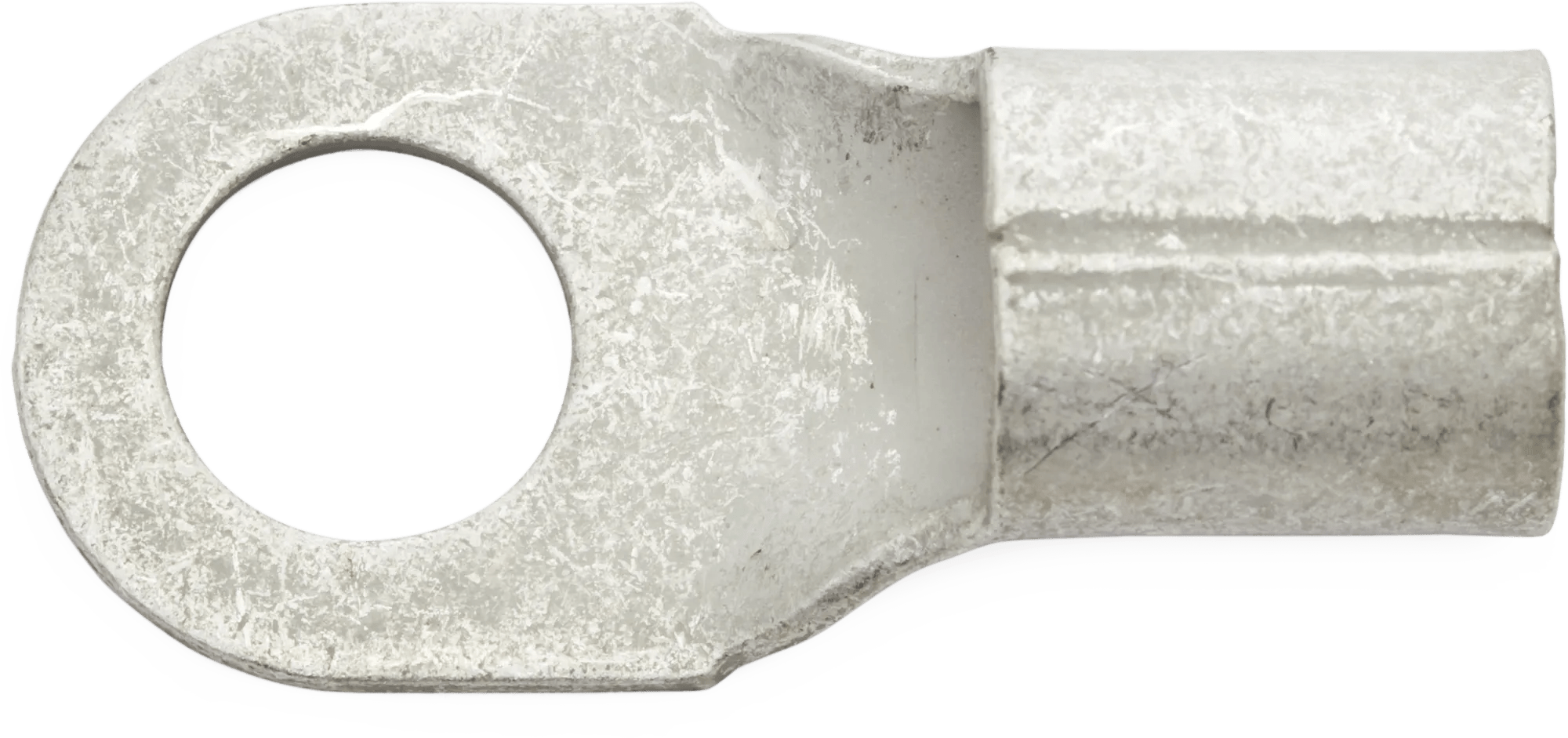 1/0 AWG Heavy-Duty Non-Insulated (7/16" - 1/2") Ring Terminal - 10 Pack