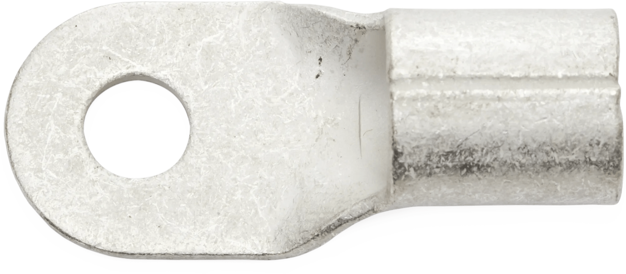 1/0 AWG Heavy-Duty Non-Insulated (1/4" - 5/16") Ring Terminal - 10 Pack