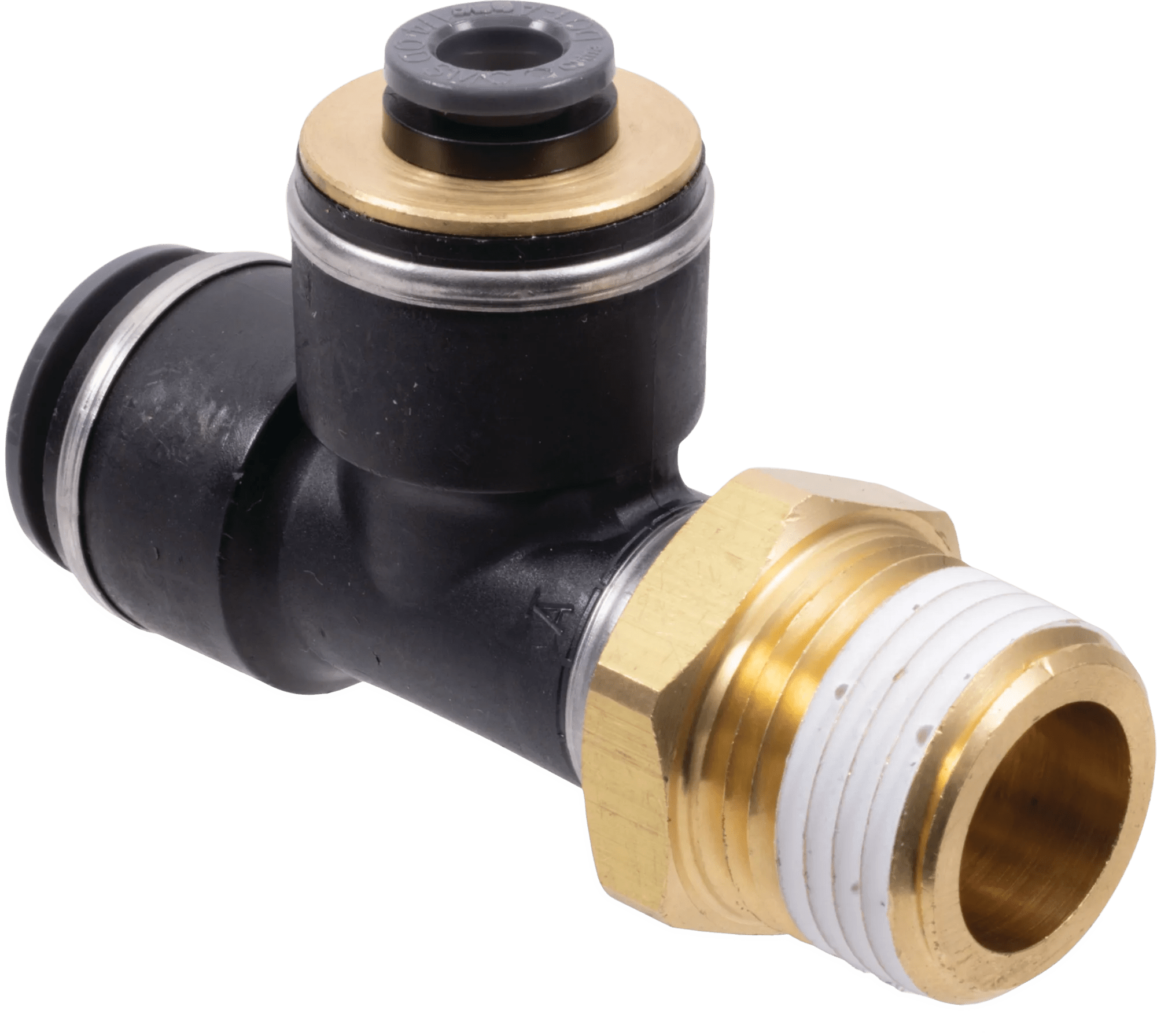 1/4" x 3/8" Kimposite DOT Male Run Tree Swivel