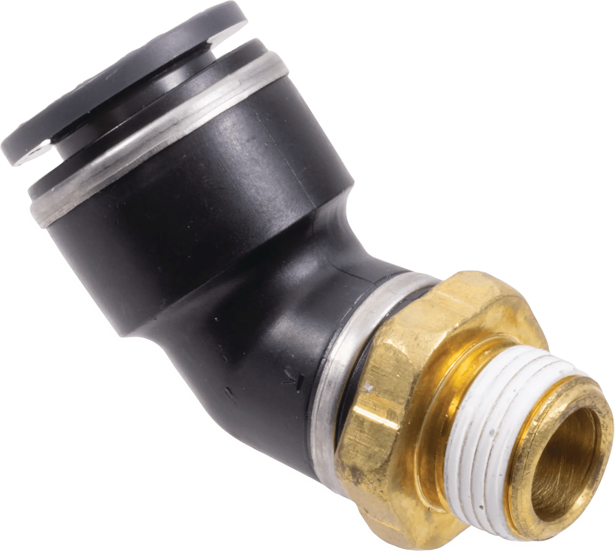 3/4" x 1/2" Kimposite DOT 45° Male Elbow Swivel