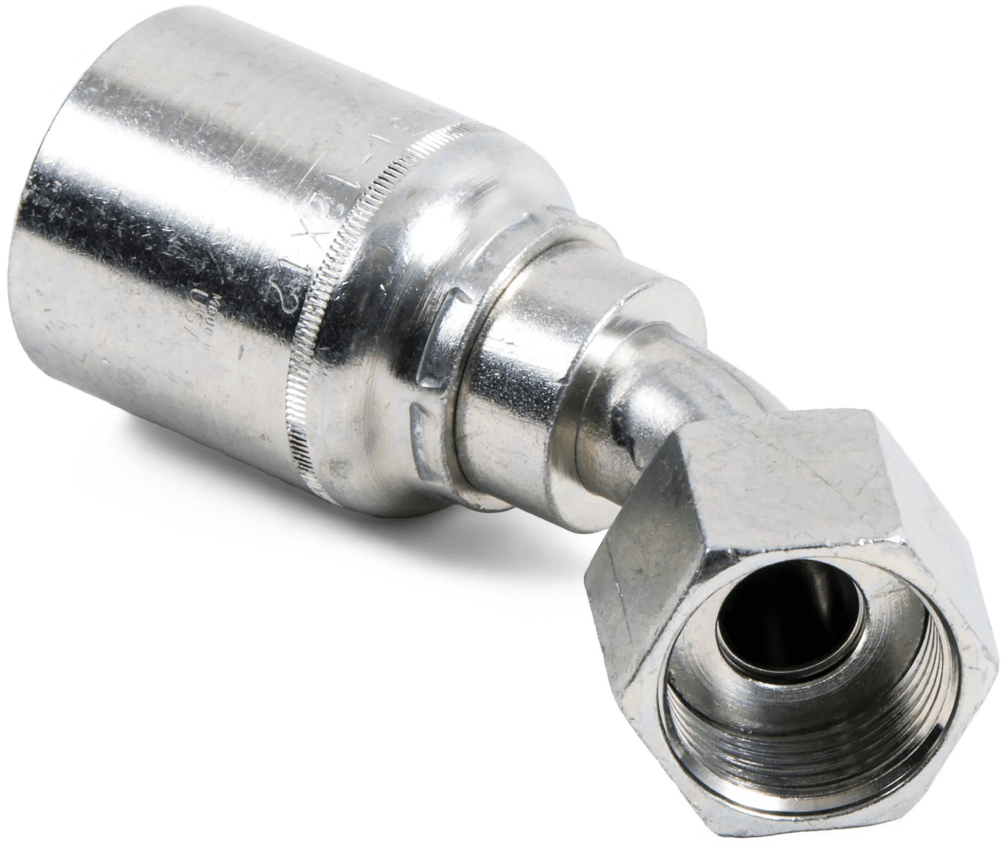 3/4" x 3/4" Female O-Ring Face-Seal Swivel 45° Elbow - K430 Series