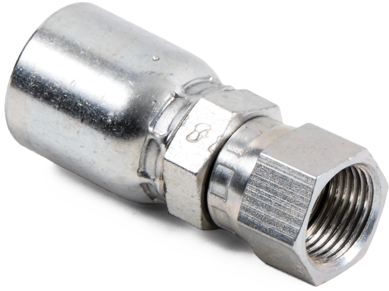 13/32" x 1/2" SAE 37° (JIC) Female Swivel Hose End - K5 Series