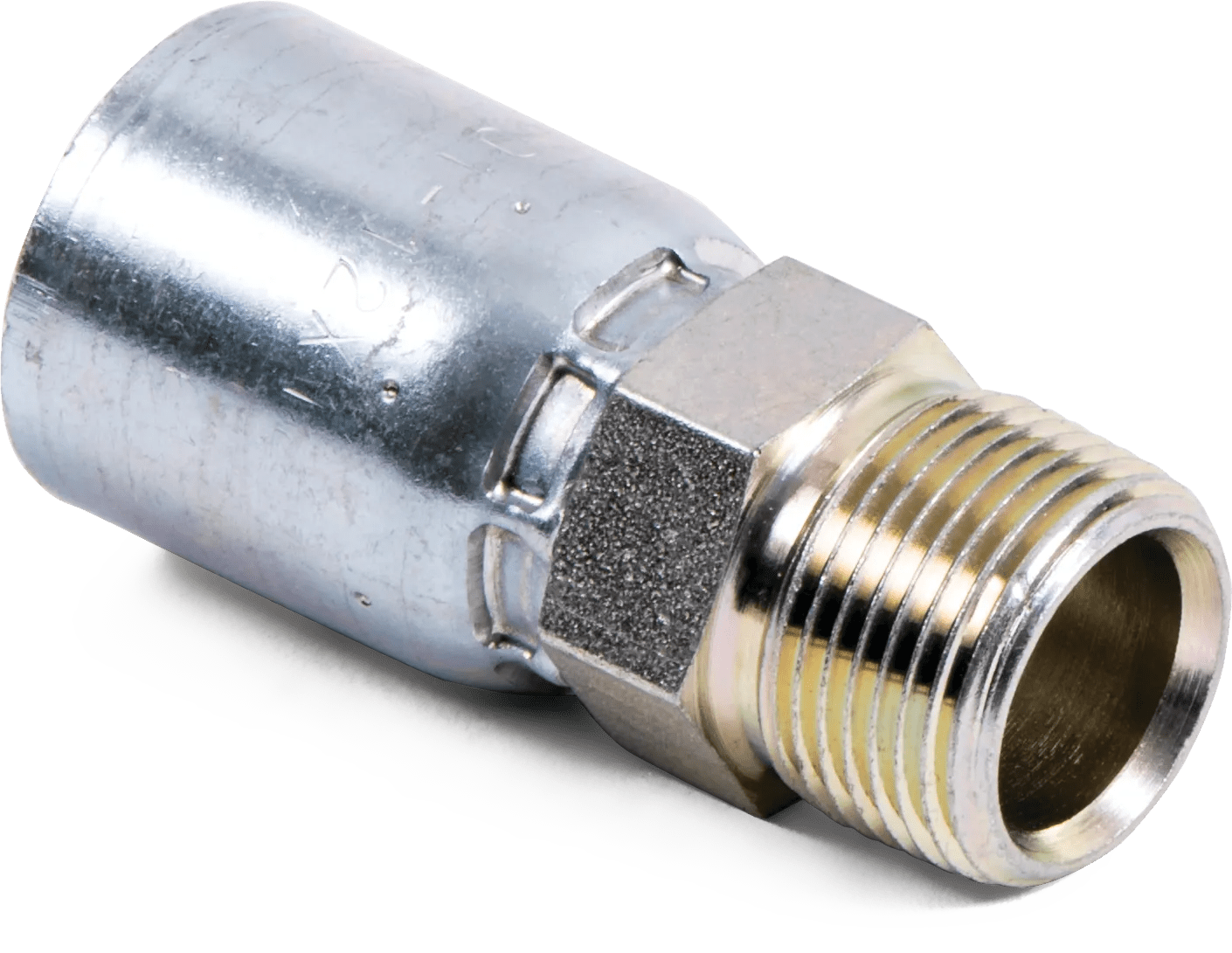 1/4" x 1/4" Male Pipe Rigid Hose End - K5 Series - 2 Pack