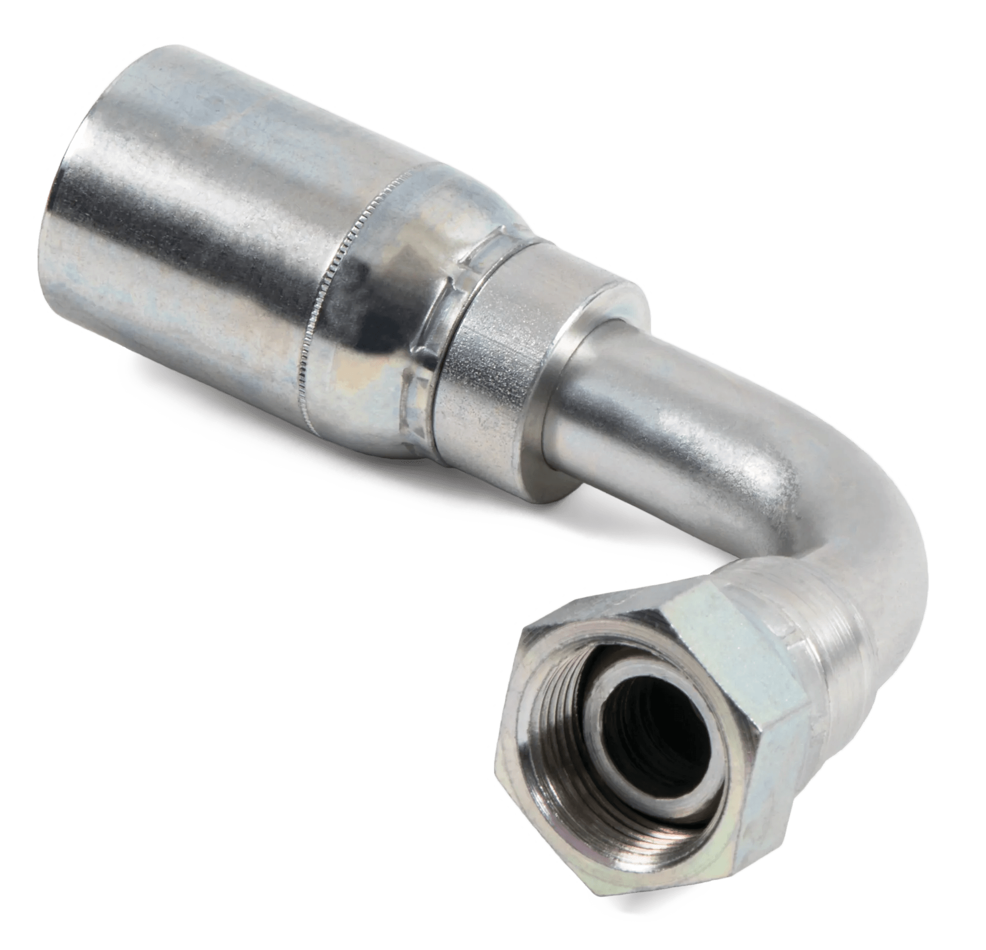 Female BSPP 60° Swivel 90° Elbow - K Series