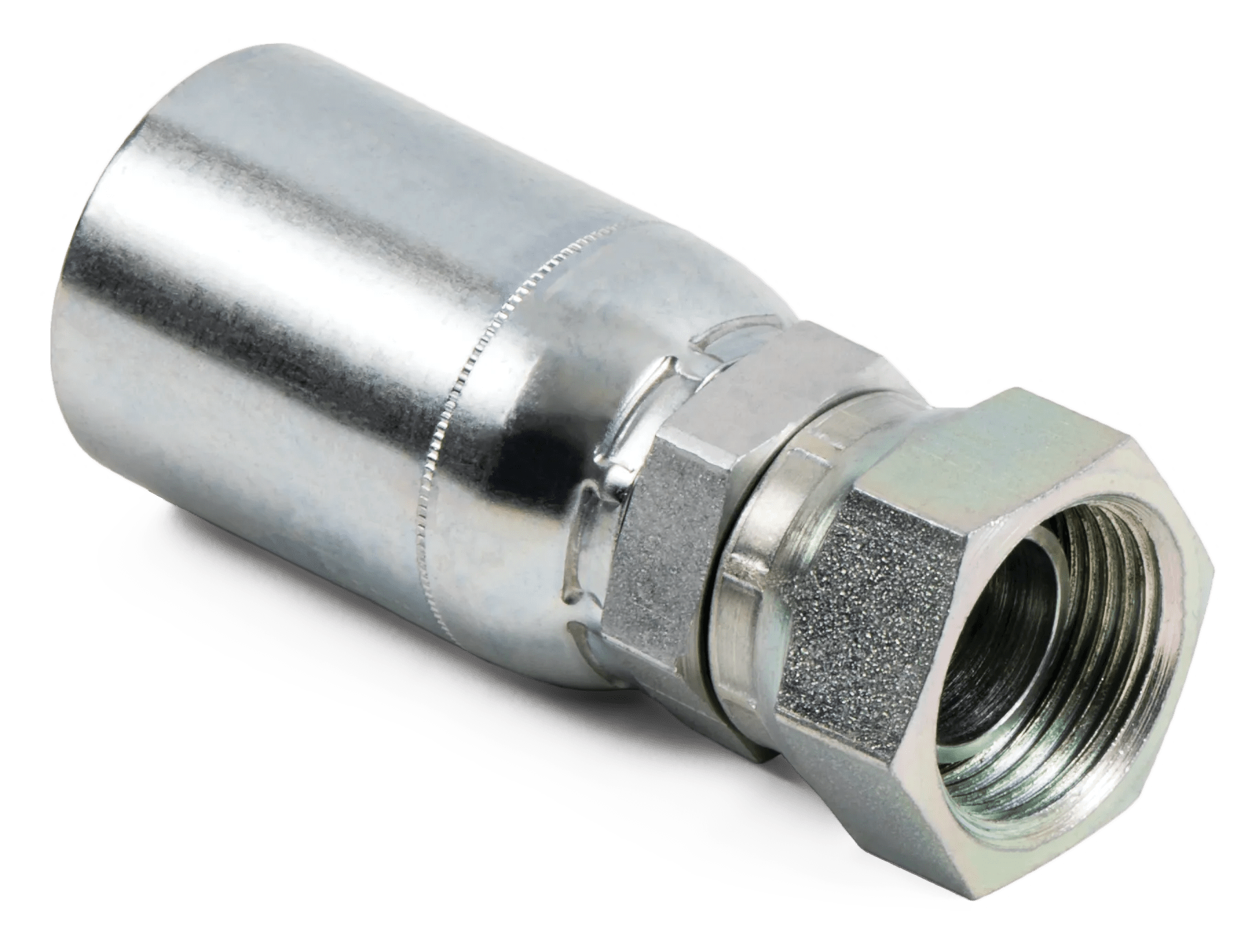 Female BSPP 60° Swivel Hose End - K Series