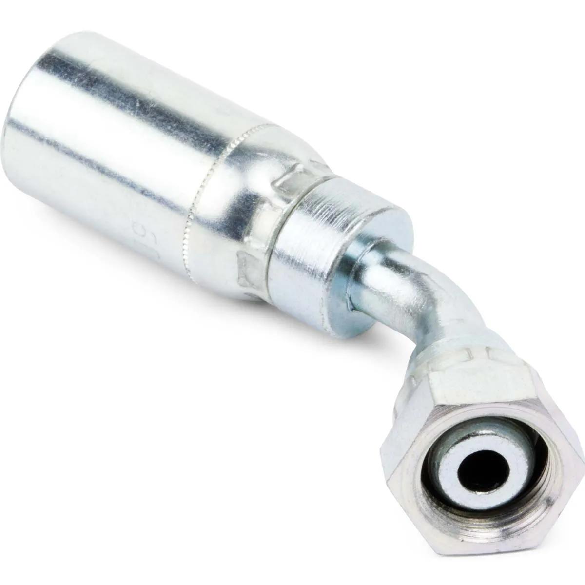 3/8" x 12mm Female DIN Universal (Light) Swivel 45° Elbow - K Series