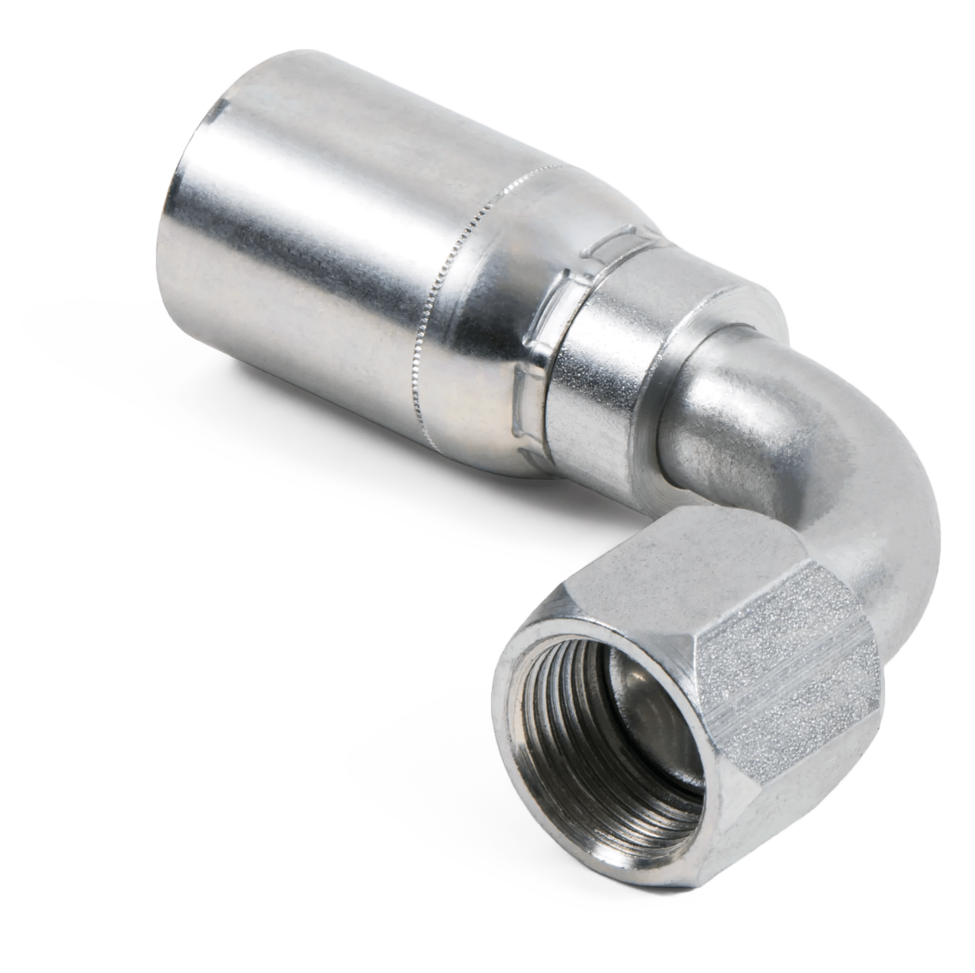 3/8" x 1/2" Female SAE JIC 37° Swivel 90° Elbow - K Series - 2 Pack