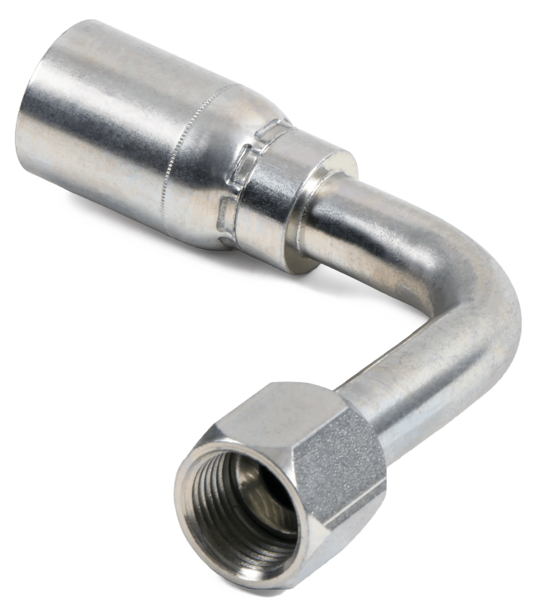 1/2" x 1/2" Female SAE JIC 37° Swivel 90° Long Drop Elbow - K Series - 2 Pack