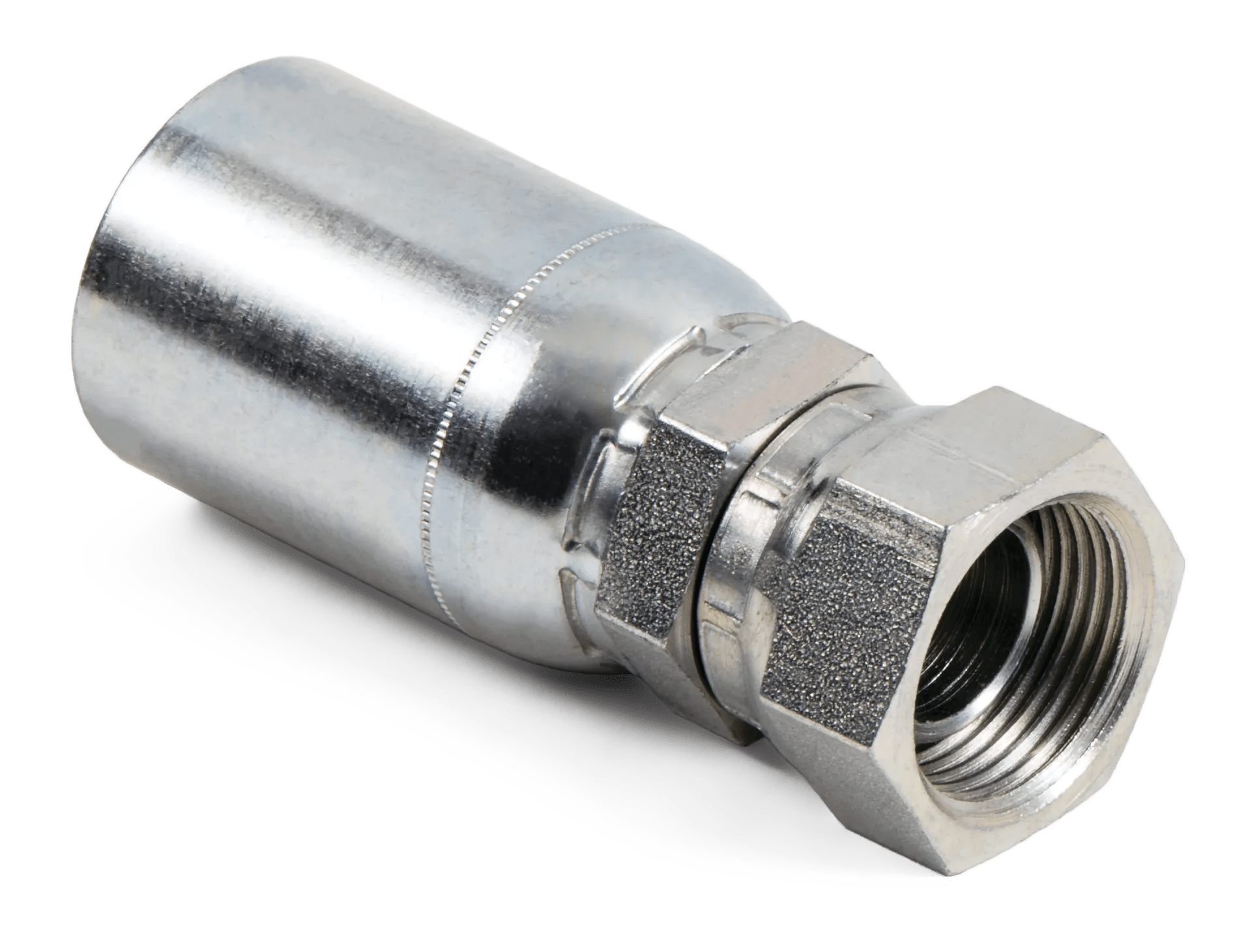 Female Straight Pipe Swivel (NPSM) Hose End - K Series
