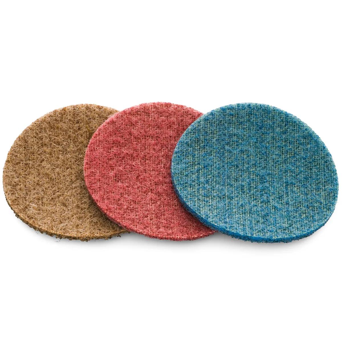 5" Blue Fine Kim-Brite™ Hook & Loop Aluminum Oxide Surface Conditioning Disc - 5 Pack