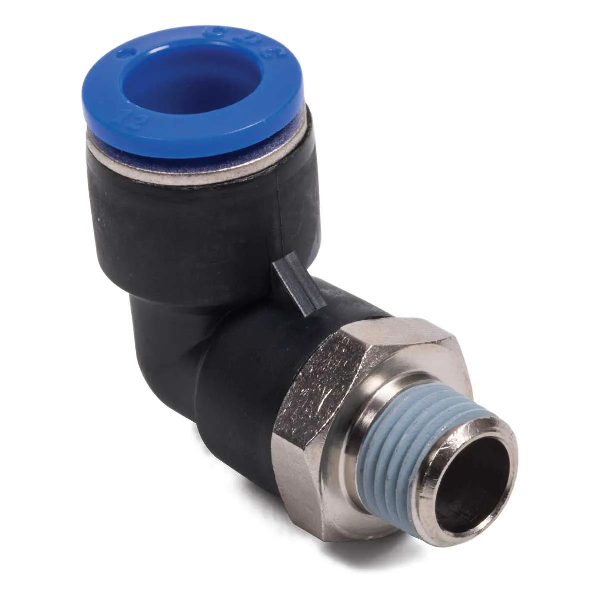 M12 x 1/4" Kimposite Male Elbow