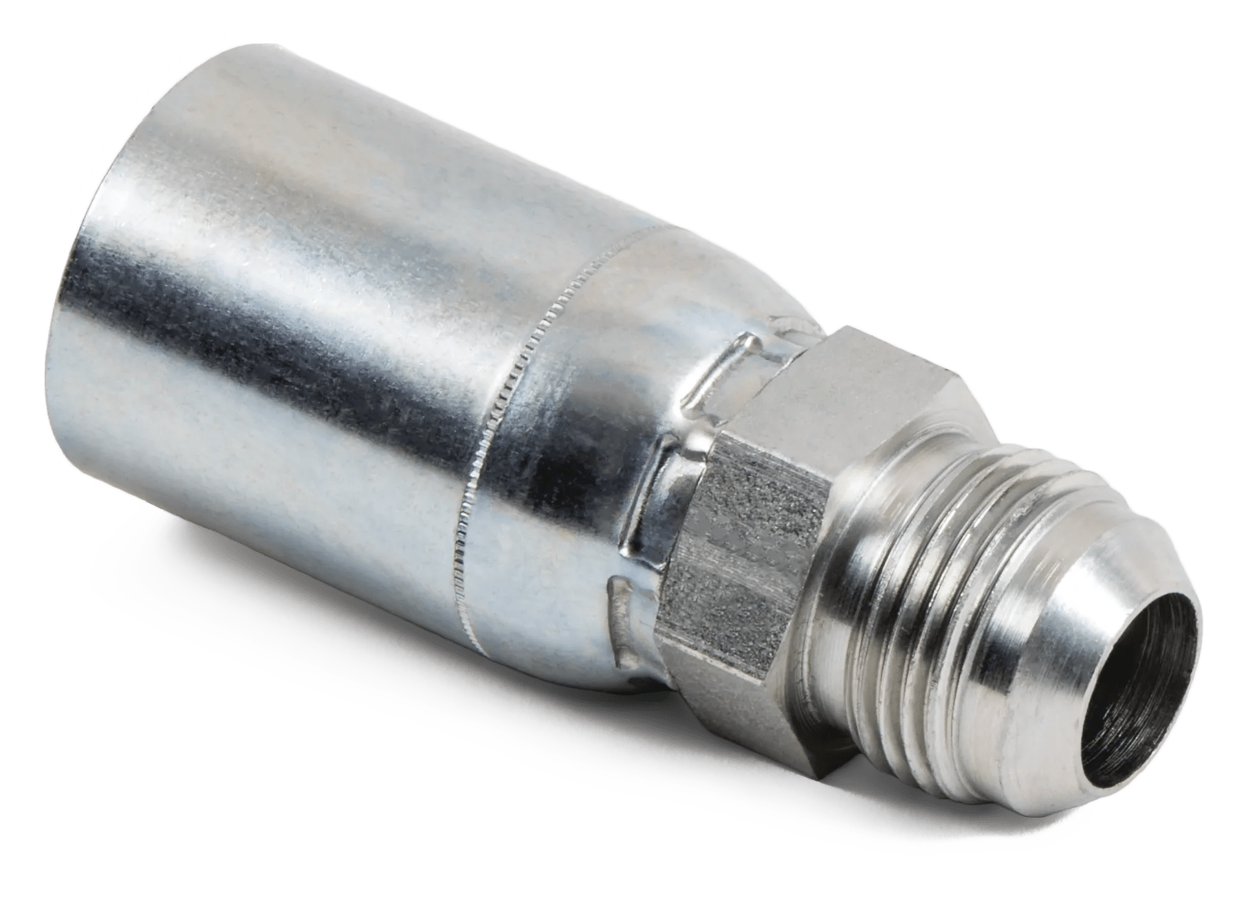 5/8" x 1/2" Male SAE JIC 37° Rigid Hose End - K Series - 2 Pack