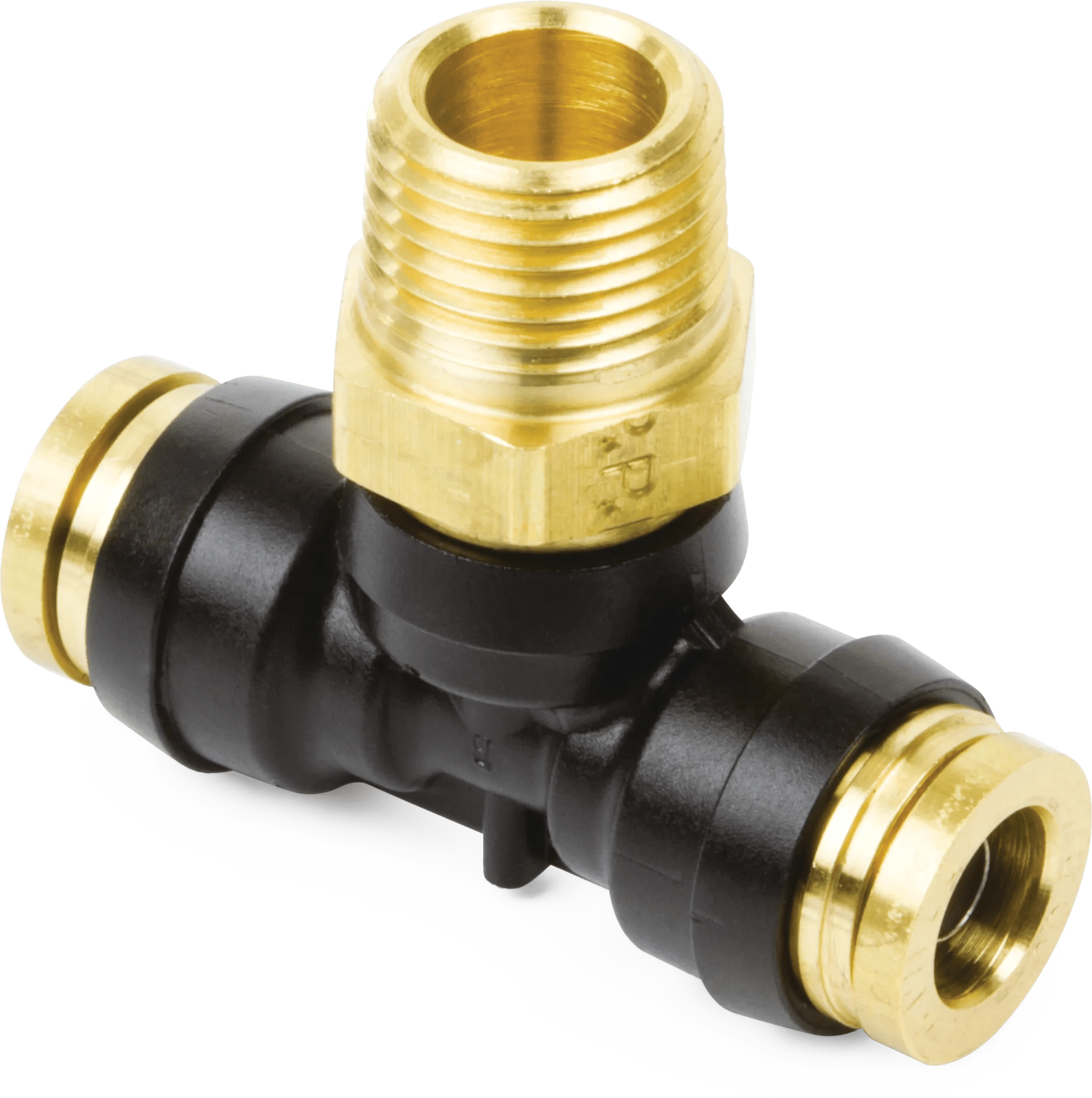 3/8" x 3/8" Parker® DOT Male Branch Tee Swivel