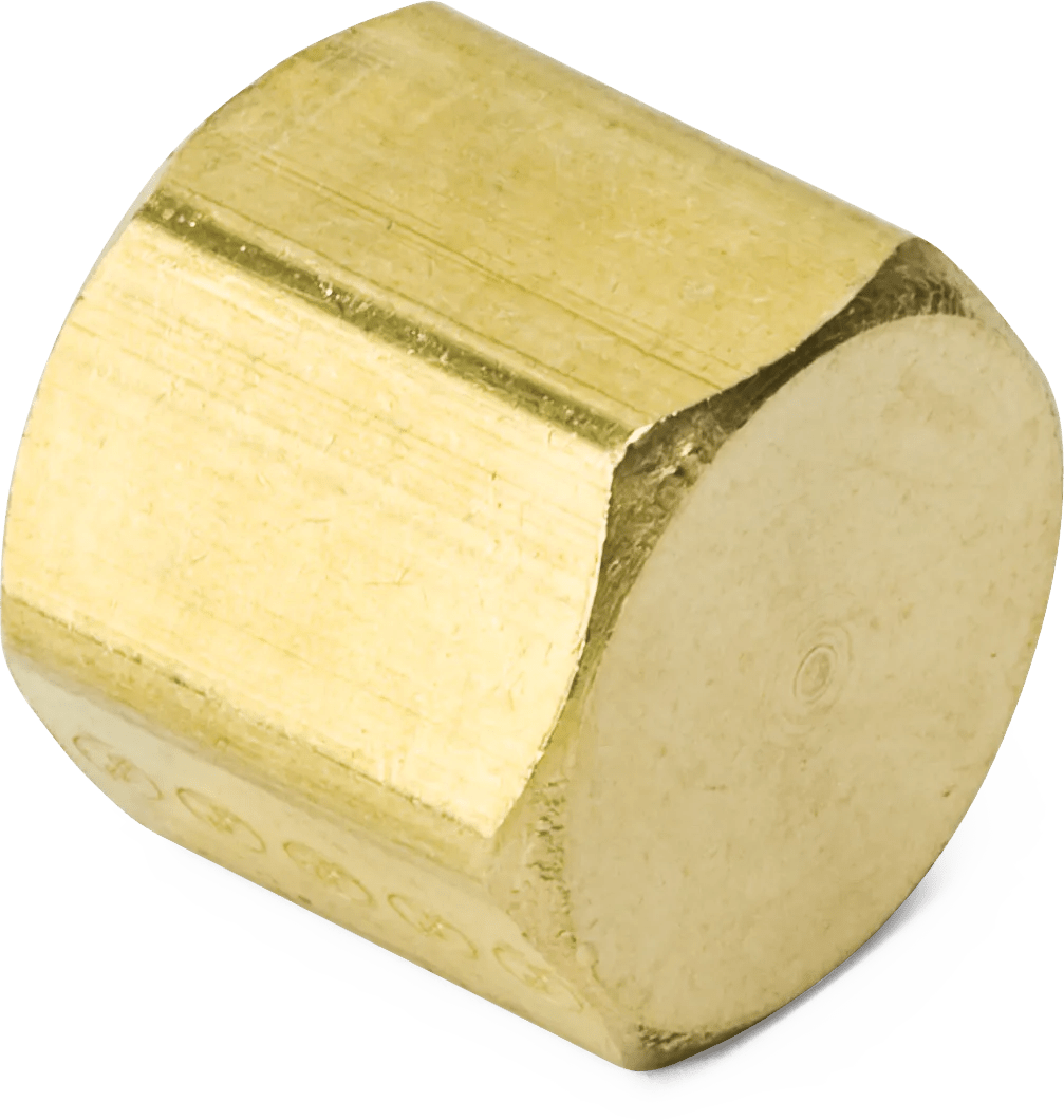 1/2" Lead-Free Brass Pipe Cap