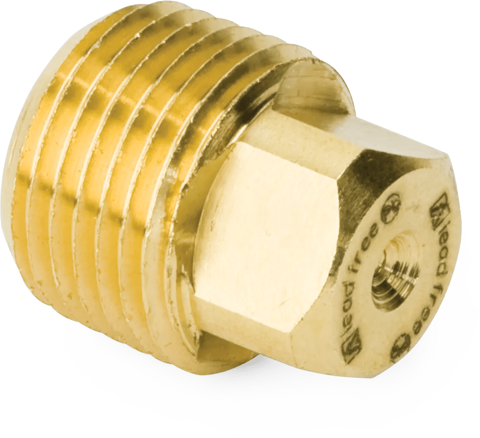 Lead-Free Brass Pipe Square Head Plugs