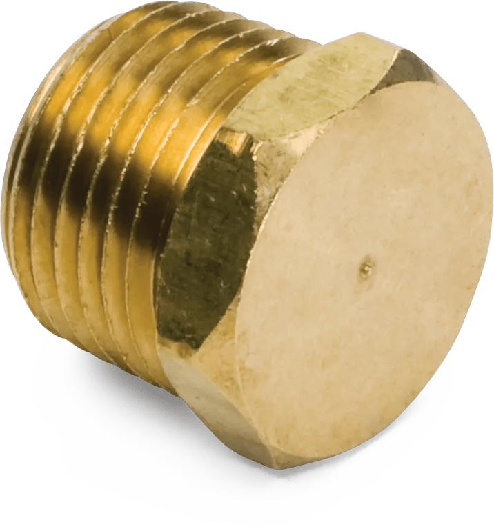 3/8" Lead-Free Brass Pipe Hex Head Plug