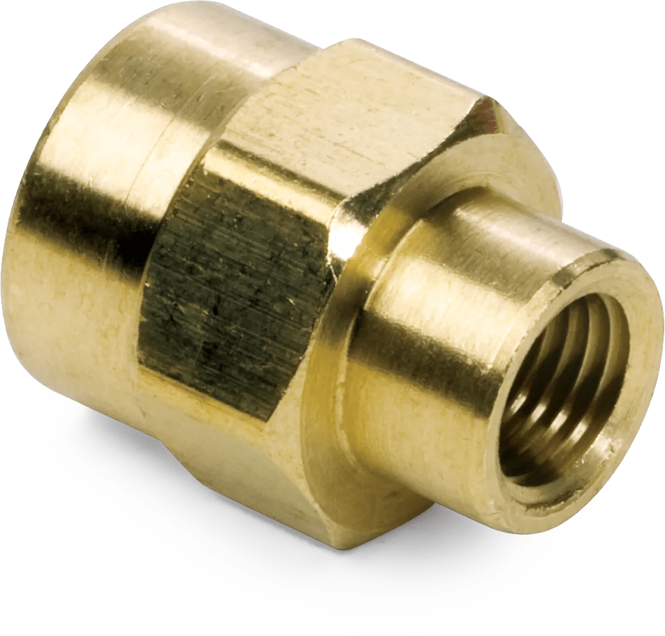 1/2" x 3/8" Lead-Free Brass Pipe Reducing Coupling