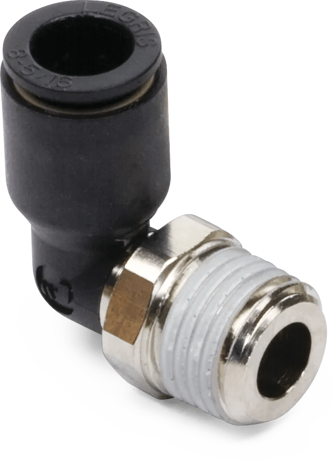 M6 x 1/4" Legris Male Elbow Swivel