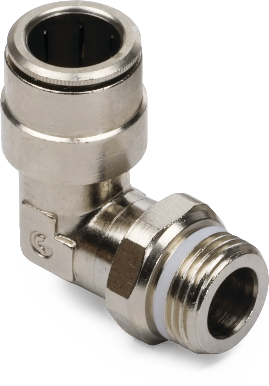 M8 x 1/8" Push-Connect® Male Elbow Swivel