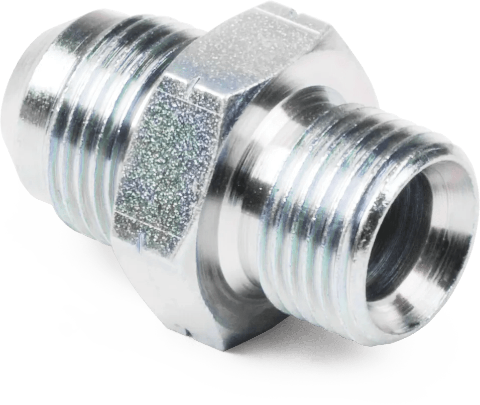 5/8" x M22 Male SAE JIC 37° to Male DIN (Heavy) Adapter