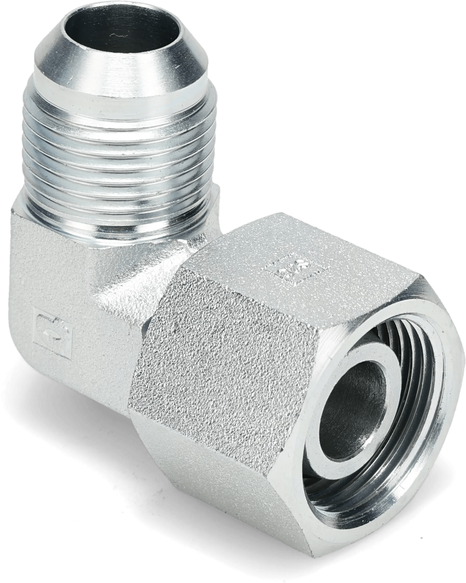 Female DIN (Heavy) to Male SAE JIC 37° 90° Elbows