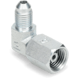 M14 x 1/4" Female Metric Heavy to Male JIC 37° 90° Elbow