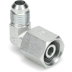 M18 x 3/8" Female Metric Heavy to Male JIC 37° 90° Elbow