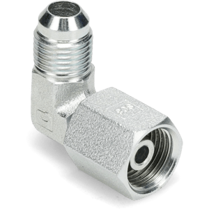 M16 x 3/8" Female Metric Heavy to Male JIC 37° 90° Elbow