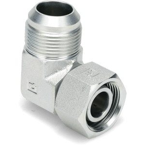 M30 x 1" Female Metric Light to Male JIC 37° 90° Elbow
