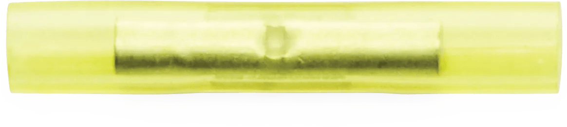 24 - 20 AWG Yellow Nylon Insulated Enduralon™ Butt Connector