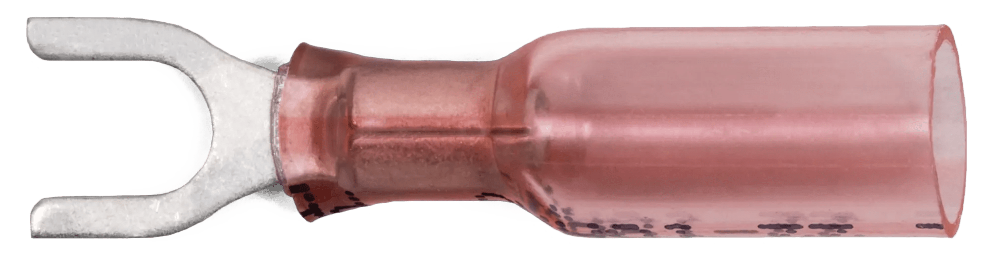 22 - 18 AWG Red Pro-Tech™ Nytrex Insulated Heat Shrink (#8 - #10) Spade Terminal