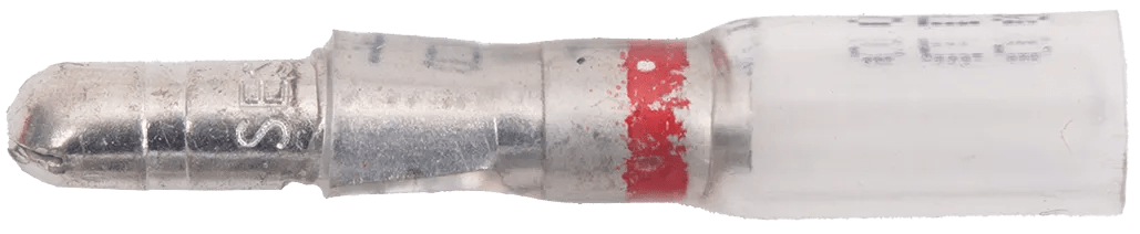 22 - 18 AWG Pro-Tech™ Nytrex Clear Window Heat Shrink (.157) Snap Plug Terminal - 25 Pack