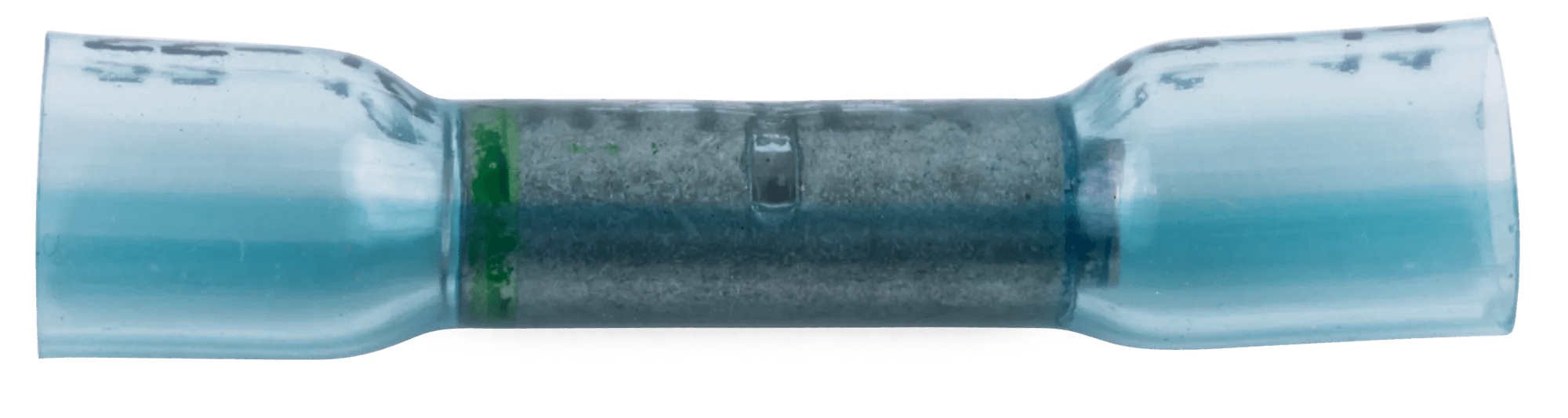 16 - 14 to 26-22 AWG Blue with Green Stripe Pro-Tech™ Nytrex Step Down Butt Connector - 10 Pack