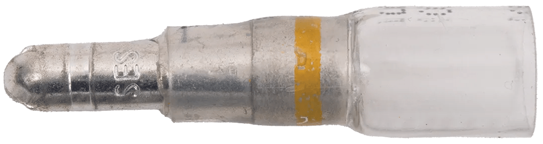 12 - 10 AWG Pro-Tech™ Nytrex Clear Window Heat Shrink (.180) Snap Plug Terminal - 25 Pack