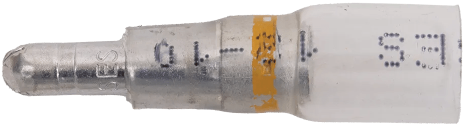 12 - 10 AWG Pro-Tech™ Nytrex Clear Window Heat Shrink (.157) Snap Plug Terminal - 25 Pack