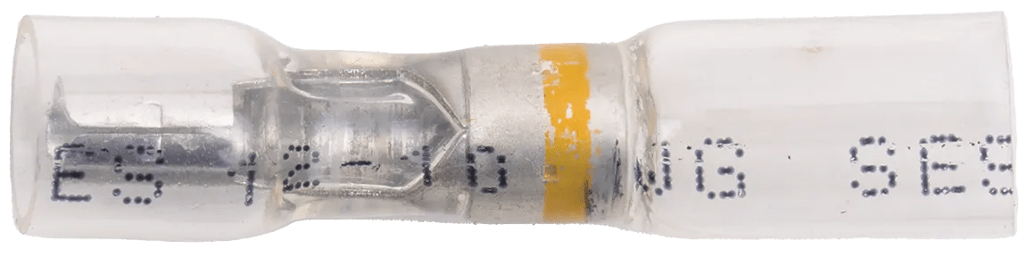 12 - 10 AWG Pro-Tech™ Nytrex Clear Window Heat Shrink (.157) Snap Receptacle Terminal - 25 Pack
