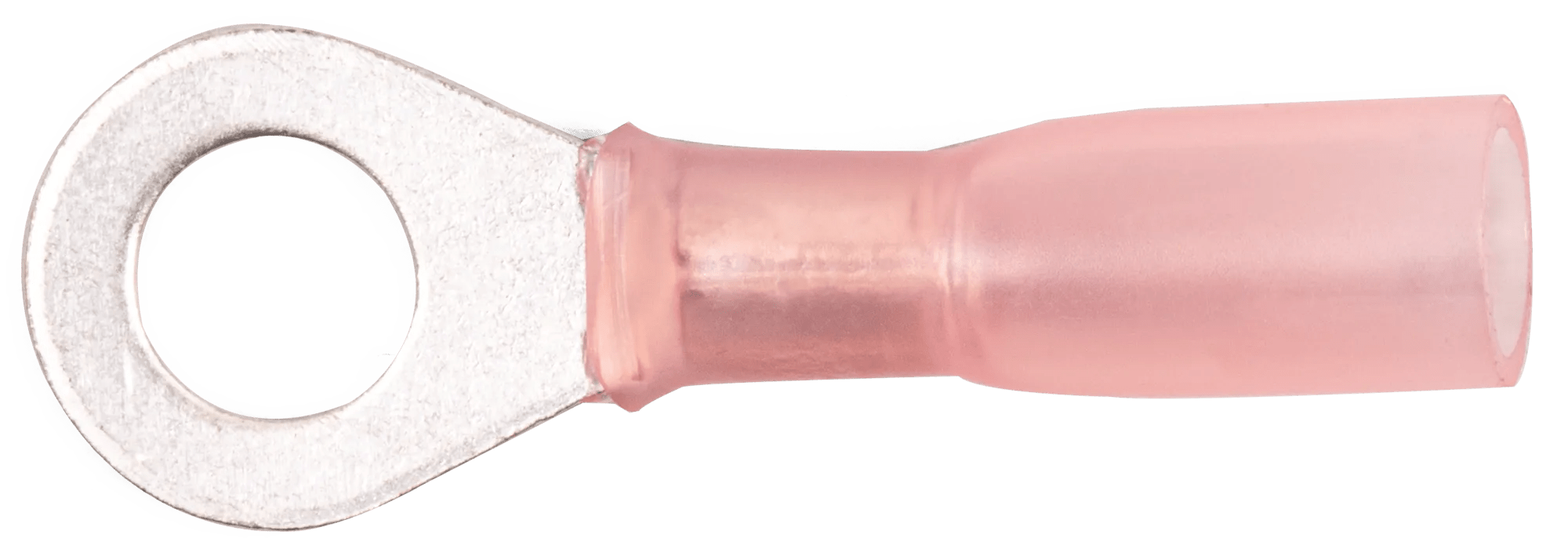 22 - 18 AWG Red Polyolefin Insulated Pro-Tech™ Commercial Grade Heat Shrink (1/4") Ring Terminal - 25 Pack