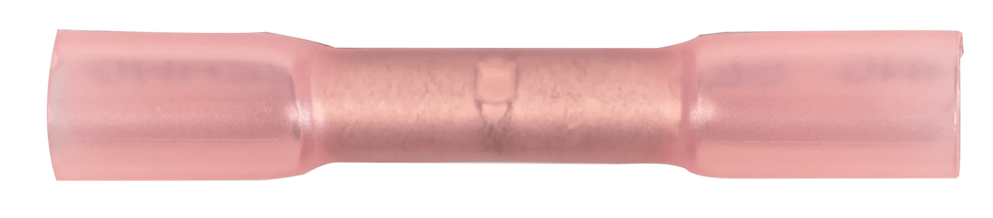 22 - 18 AWG Red Polyolefin Insulated Pro-Tech™ Commercial Grade Heat Shrink Butt Connector - 50 Pack