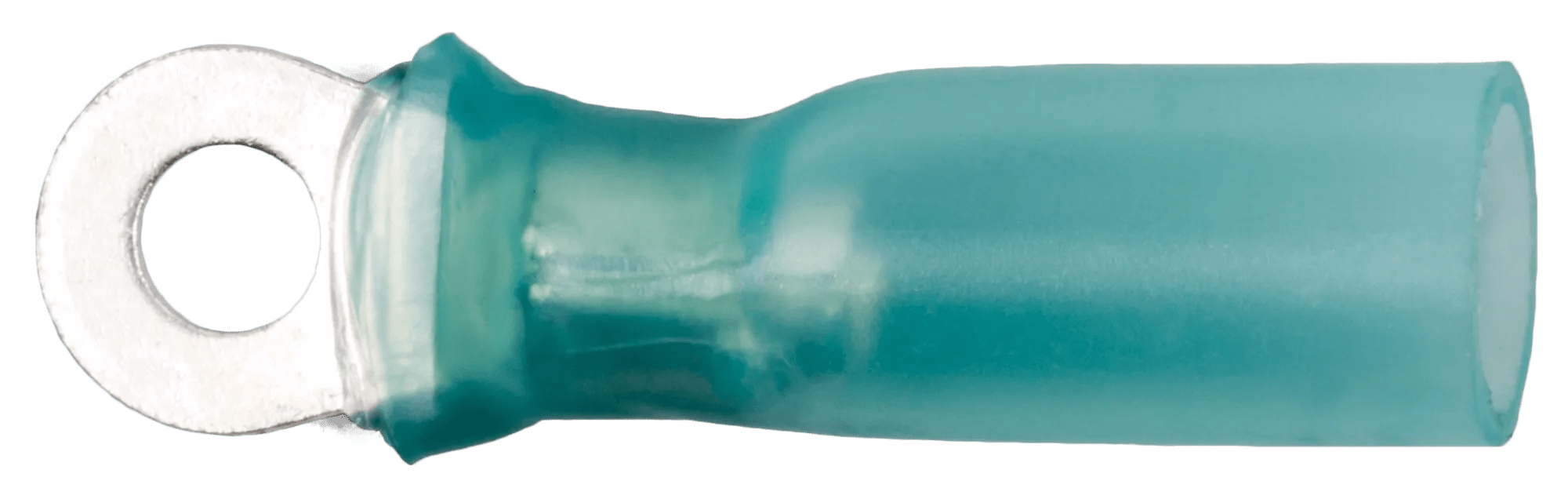 16 - 14 AWG Blue Polyolefin Insulated Pro-Tech™ Commercial Grade Heat Shrink (#4 - #6) Ring Terminal