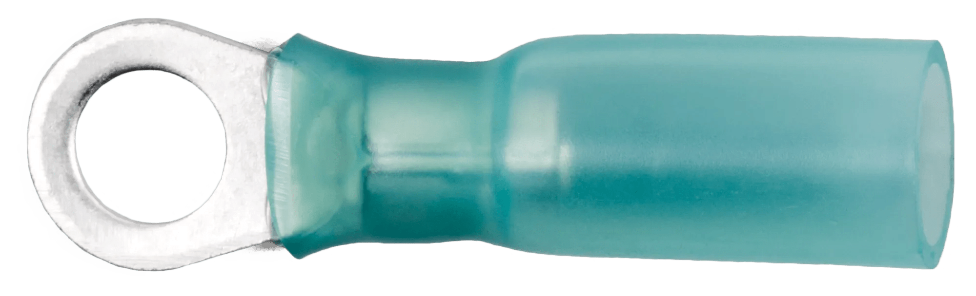 16 - 14 AWG Blue Polyolefin Insulated Pro-Tech™ Commercial Grade Heat Shrink (#8 - #10) Ring Terminal