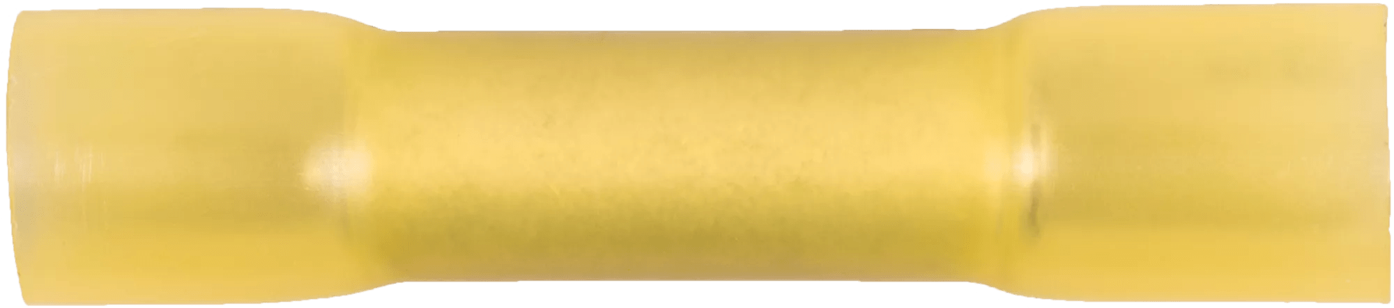 12 - 10 AWG Yellow Polyolefin Insulated Pro-Tech™ Commercial Grade Heat Shrink Butt Connector - Medium