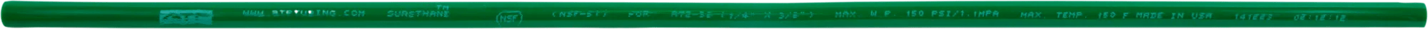 4mm Green Polyurethane Tubing - 100 Feet