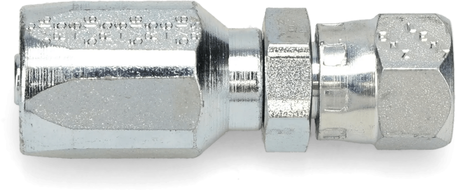 3/16" x 1/4" SAE 37° (JIC) Female Swivel Hose End - R Series