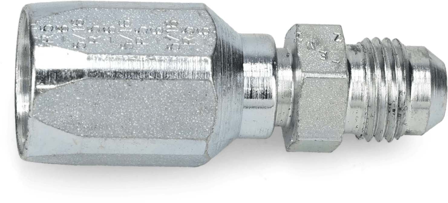5/16" x 3/8" SAE 37° (JIC) Male Rigid Hose End - R Series - 2 Pack